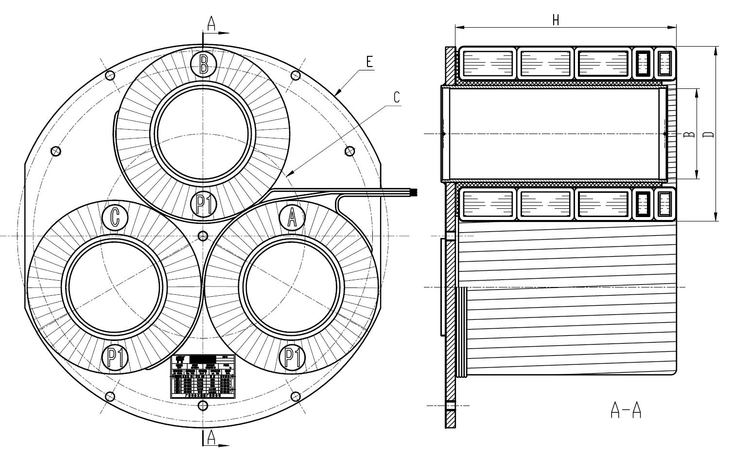 The structure of sf6 gas insulated transformer