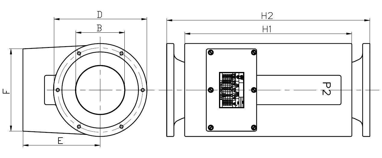 The inner structure of sf6 gas insulated transformer